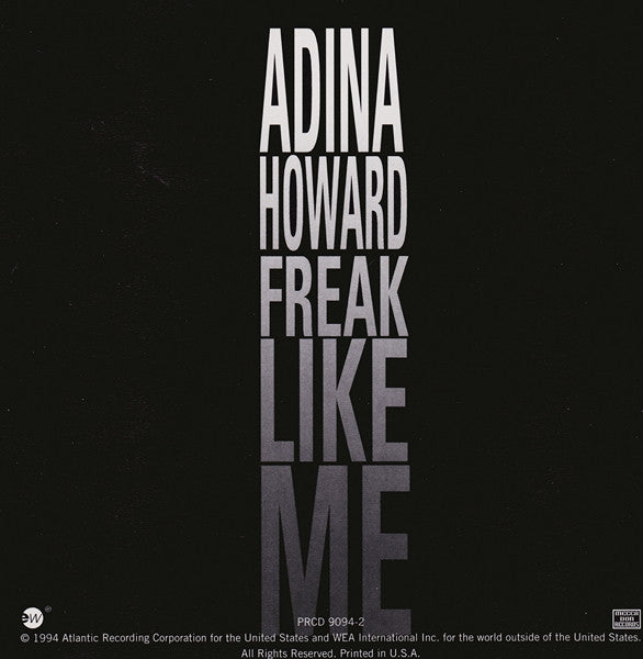 Adina Howard : Freak Like Me (CD, Promo)