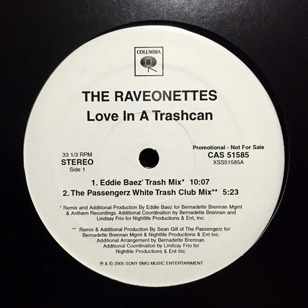 The Raveonettes : Love In A Trashcan (12", Promo)