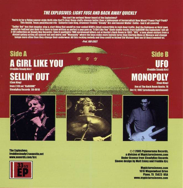 The Explosives : UFO (7")