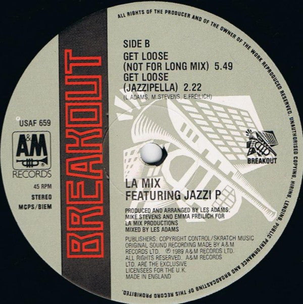 L.A. Mix Featuring Jazzi P : Get Loose (Definitely Def Remix) (12")