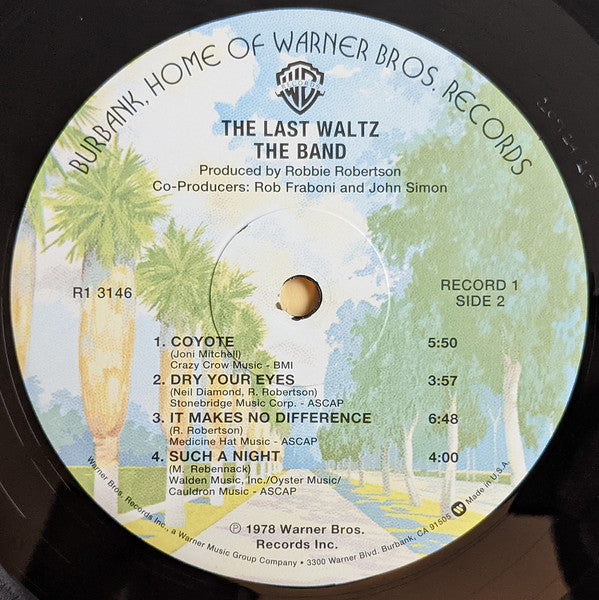 The Band : The Last Waltz (3xLP, Album, RE)