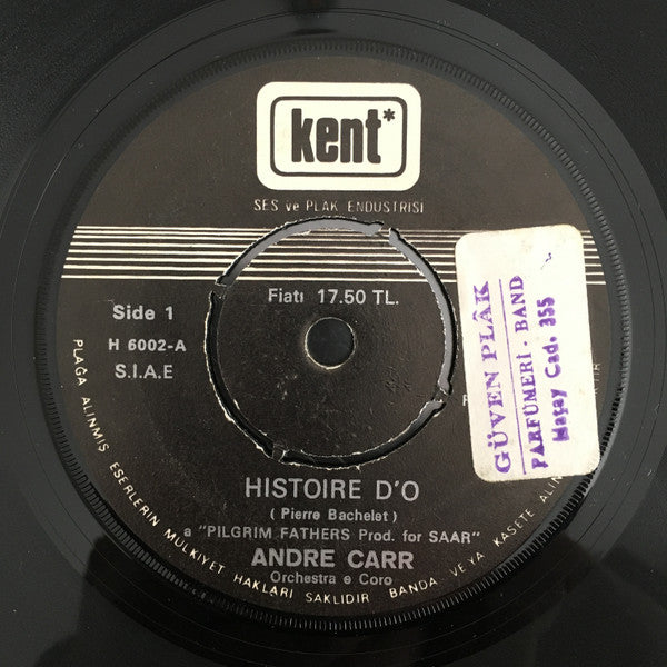 Andre Carr Orchestra E Coro : Histoire D'O (7", Single)