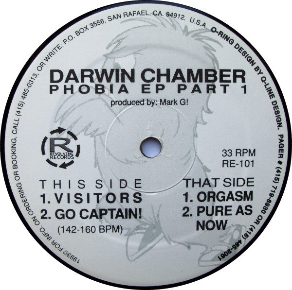 Darwin Chamber : Phobia EP Part 1 (12")