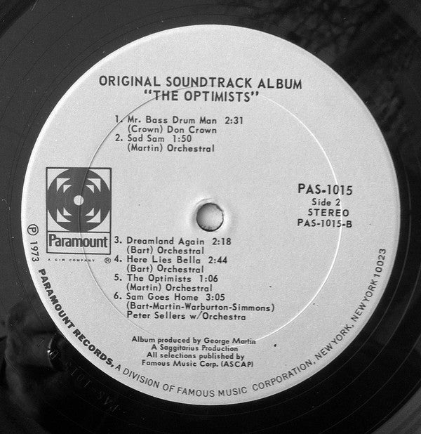 "The Optimists" Orchestra : The Optimists (Original Soundtrack Album) (LP, Album)