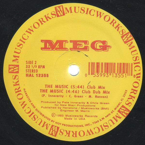 MEG : The Music (12")