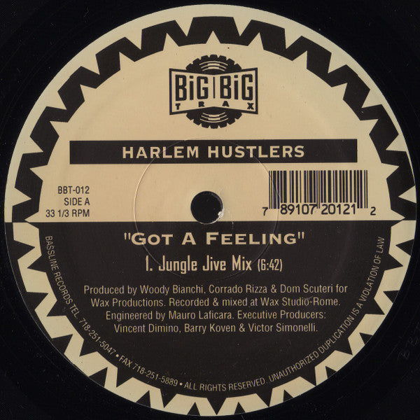 Harlem Hustlers (2) : Got A Feeling / Get On Down (12")
