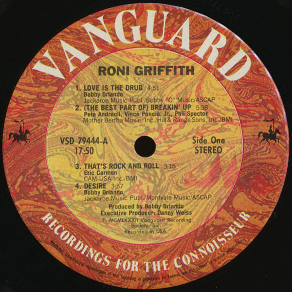 Roni Griffith : Roni Griffith (LP, Album)