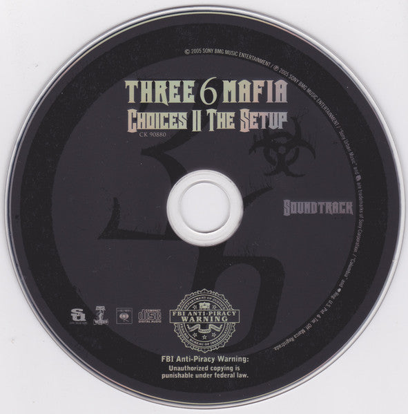 Three 6 Mafia : Choices II: The Setup (Movie And Soundtrack) (CD, Comp + DVD-V, NTSC)