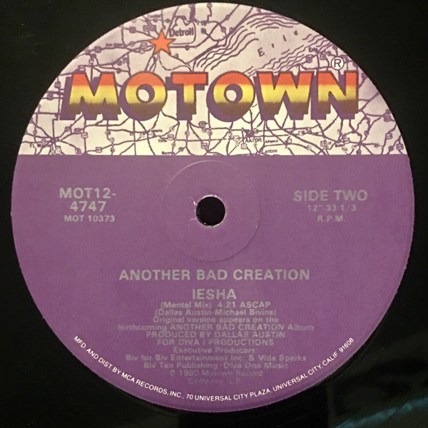 Another Bad Creation : Iesha (12", Single)