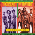 the album cover for Supremes/Temptations - Xmas Hits Back To Back
