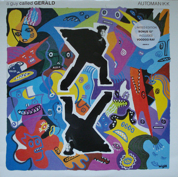 A Guy Called Gerald : Automanikk (LP, Album + 12", Single, Ltd)