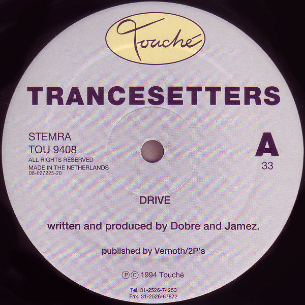 Trancesetters : Drive (12")
