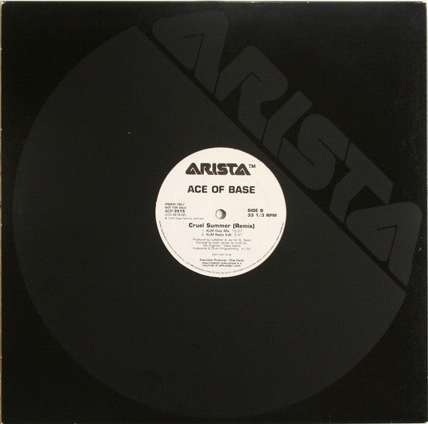 Ace Of Base : Cruel Summer (Remix) (12", Promo)