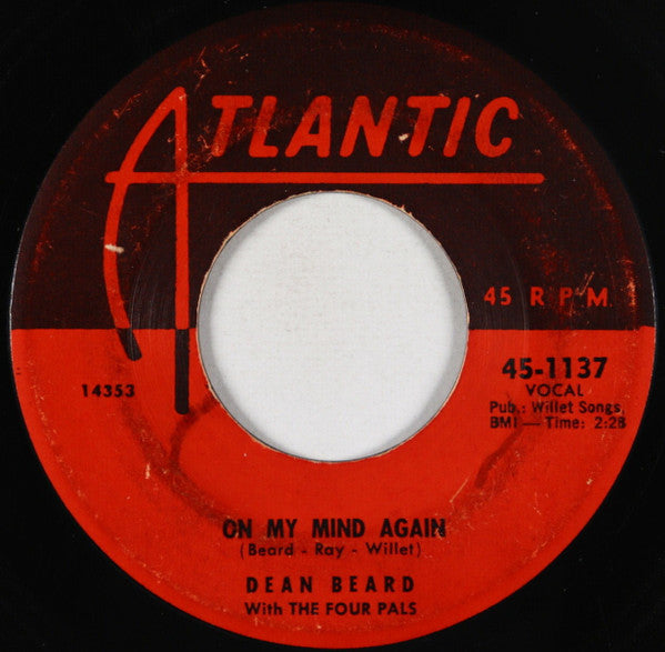Dean Beard And The Crew Cats / Dean Beard With The Four Pals (2) : Rakin And Scrapin / On My Mind Again (7", Single)