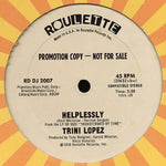 Trini Lopez : Helplessly (12", Promo)