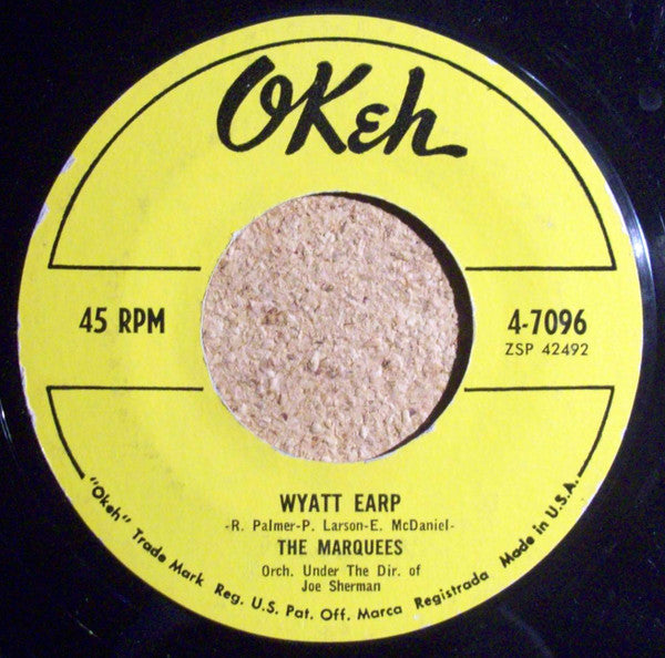 The Marquees : Hey Little School Girl / Wyatt Earp (7", Single, Styrene)