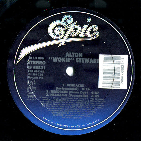 Alton ''Wokie'' Stewart* : Headache (12")