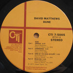 Dave Matthews (3) : Dune (LP, Album)