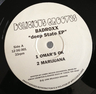 Badroxx : Deep State EP (12", EP)