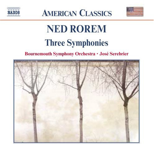 the album cover for José Serebrier - Three Symphonies
