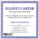 the album cover for Speculum Musicae - Vocal Works