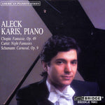 the album cover for ALECK KARIS - Karis Plays Chopin
