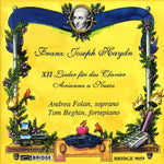 the album cover for Tom Beghin - 12 Lieder for the Piano
