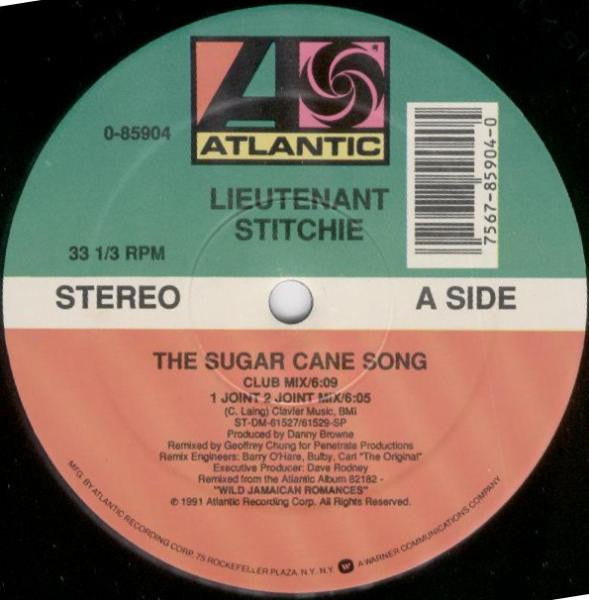 Lieutenant Stitchie : The Sugar Cane Song (12")