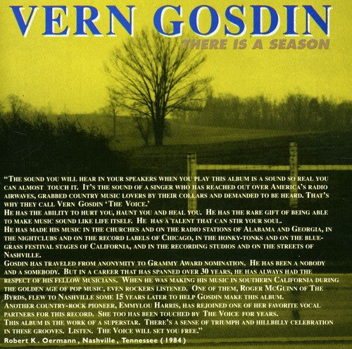 Vern Gosdin - Hay una temporada (CD)