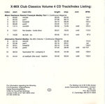 Various : X-Mix Club Classics Vol. 4 (CD, Comp, Promo)