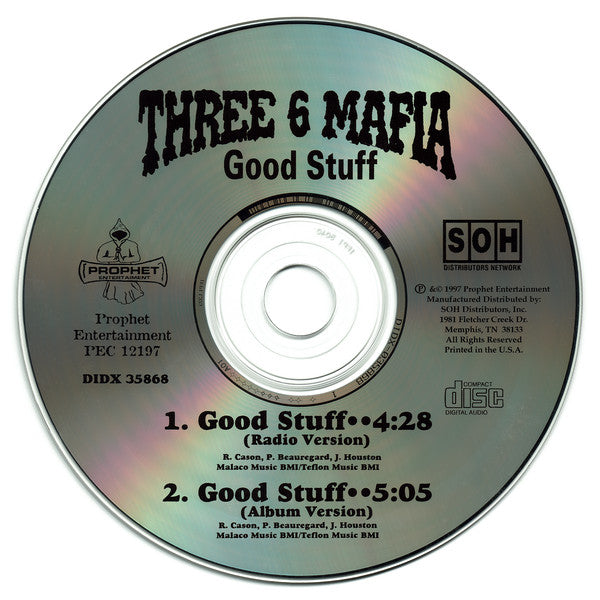 Three 6 Mafia : Good Stuff (CD, Single, Promo)