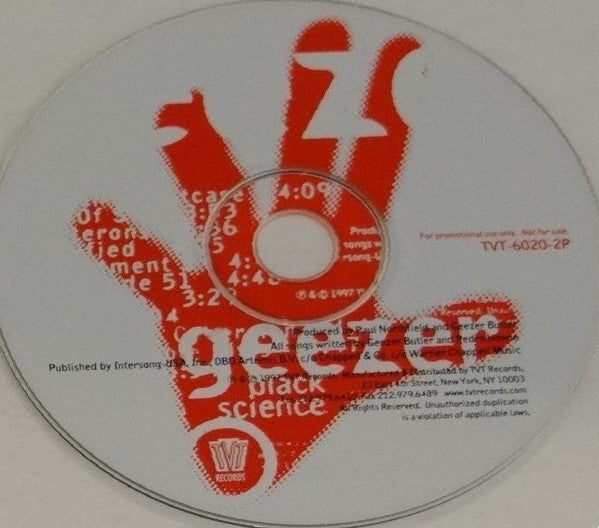 Geezer* : Black Science (CD, Album, Promo, Car)