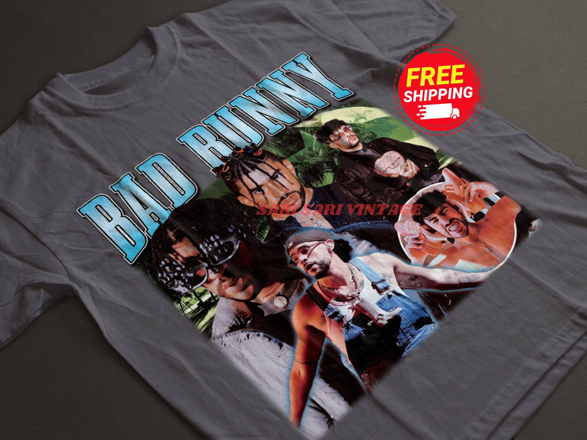 Vintage Bad Bunny Graphic Tee Unisex Gifts