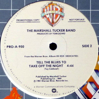 The Marshall Tucker Band : This Time I Believe (12", Single, Promo)