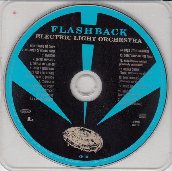 Electric Light Orchestra : Flashback (3xCD, Comp, RM + Box)
