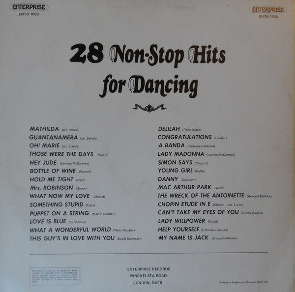 Unknown Artist : 28 Non-Stop Hits For Dancing (LP)