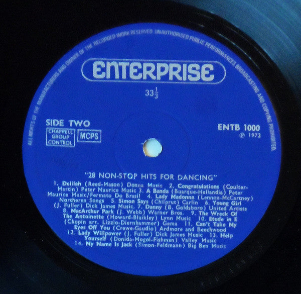 Unknown Artist : 28 Non-Stop Hits For Dancing (LP)