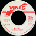 Major Mackrel* : Don Ban (7")