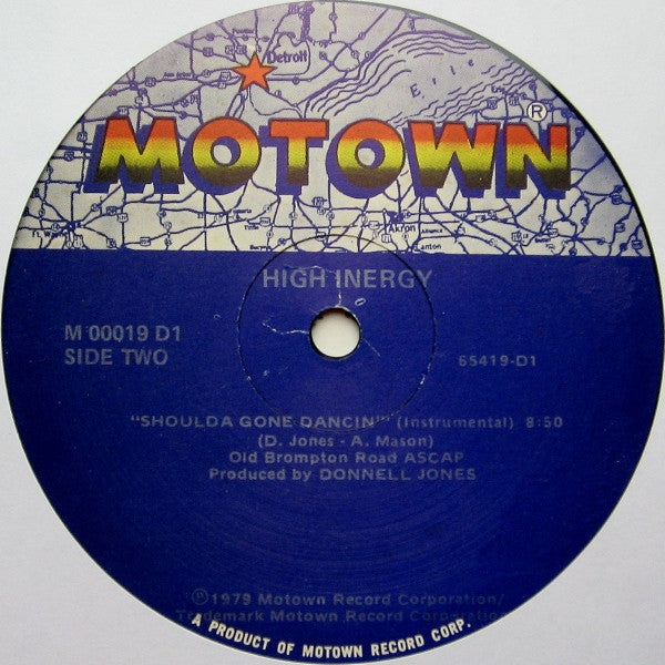 High Inergy : Shoulda Gone Dancin' (12", Single)