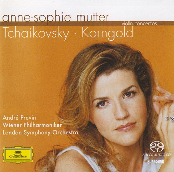 Anne-Sophie Mutter, Tchaikovsky* • Korngold*, André Previn, Wiener Philharmoniker, London Symphony Orchestra : Violin Concertos (SACD, Hybrid, Multichannel, Album)