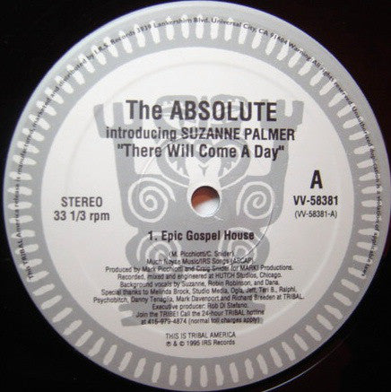 The Absolute Introducing Suzanne Palmer : There Will Come A Day (2x12")