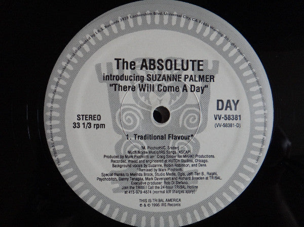 The Absolute Introducing Suzanne Palmer : There Will Come A Day (2x12")