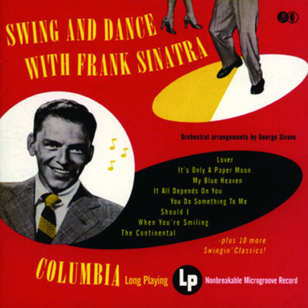 the album cover for Frank Sinatra - Swing & Dance with Frank Sinatra