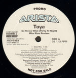 Toya (2) : No Matter What (Party All Night) (Mike Rizzo Remixes) (12", Promo)