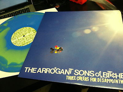 The Arrogant Sons Of Bitches : Three Cheers For Disappointment (LP, Album, Blu)