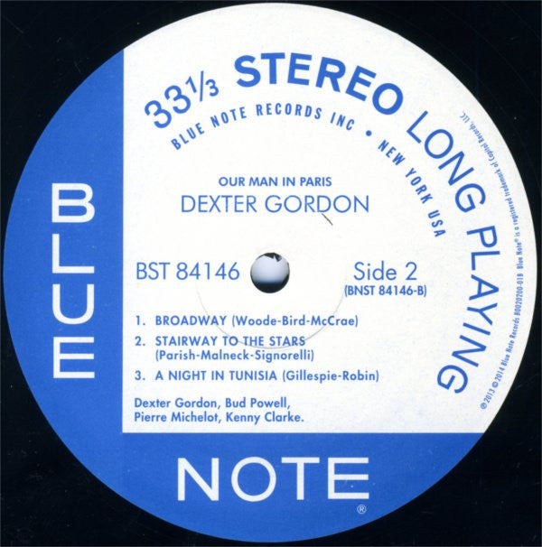 Dexter Gordon : Our Man In Paris (LP, Album, RE)