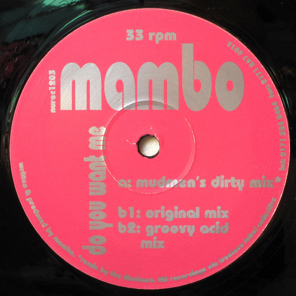 Mambo : Do You Want Me (12")