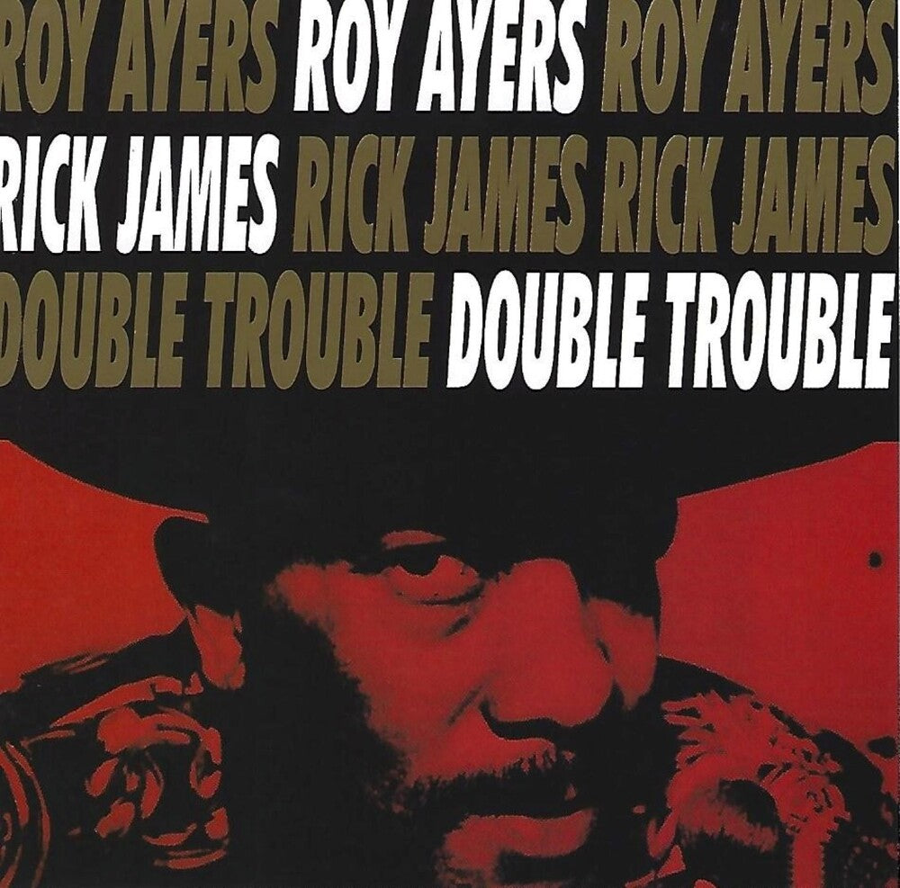 the album cover for Roy Ayers - Double Trouble