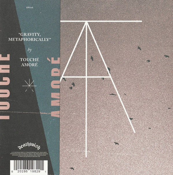 Touché Amoré / Pianos Become The Teeth : Gravity, Metaphorically / Hiding (7", RP, Blu)