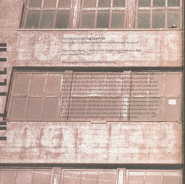Touché Amoré / Pianos Become The Teeth : Gravity, Metaphorically / Hiding (7", RP, Blu)